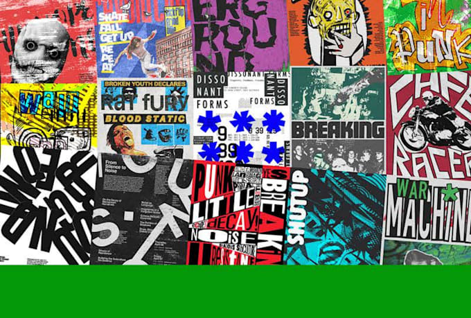 design artistic grunge poster artwork